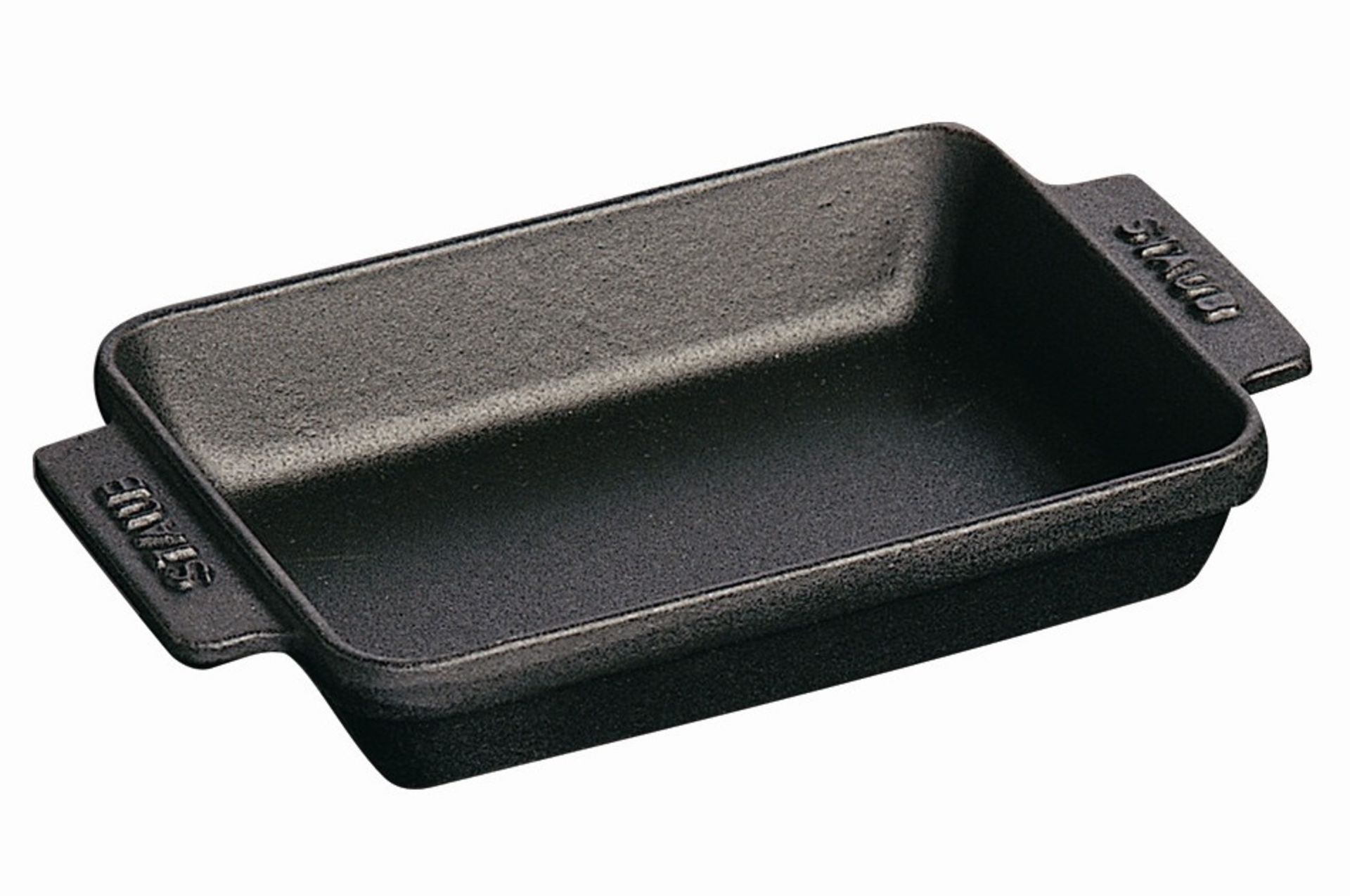 1 x Staub Cast Iron Mini Rectangular Basking Roasting Dish - New Boxed Stock - CL158 - Attractive - Image 15 of 18