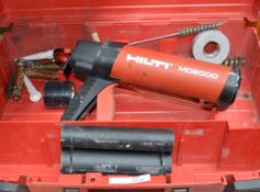 1 x Hilti MD2000 Manual HIT Adhesive Dispenser With Case, Accessories and HIT-HY 150 Pack -