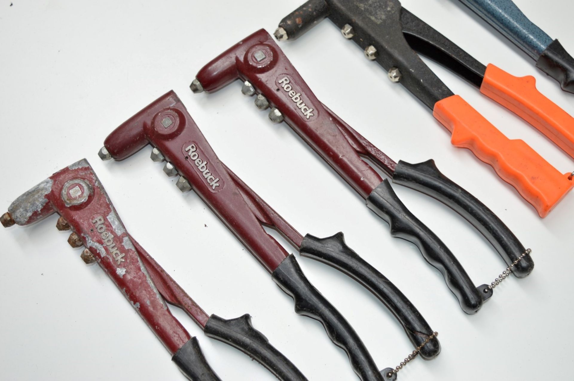 5 x  Various Hand Riveting Tools - Brands Include Roebuck and Gesipa - Ref CAT119 - CL300 - - Image 3 of 3