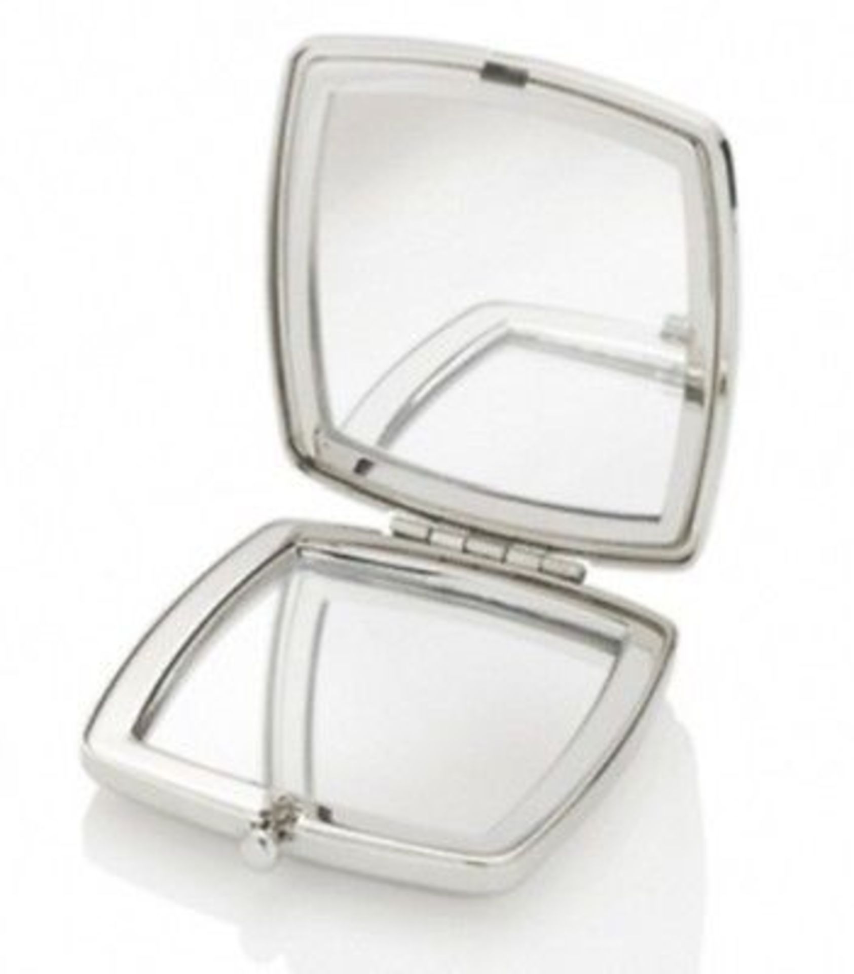 15 x ICE LONDON Graduated Princess Silver Plated Compact Mirrors - MADE WITH "SWAROVSKI¨ - Image 2 of 2