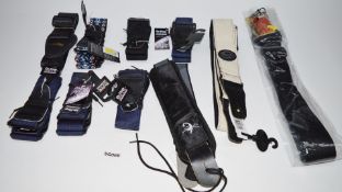 10 x Various Guitar Straps - Unused Stock - CL020 - Ref SC069 - Location: Altrincham WA14