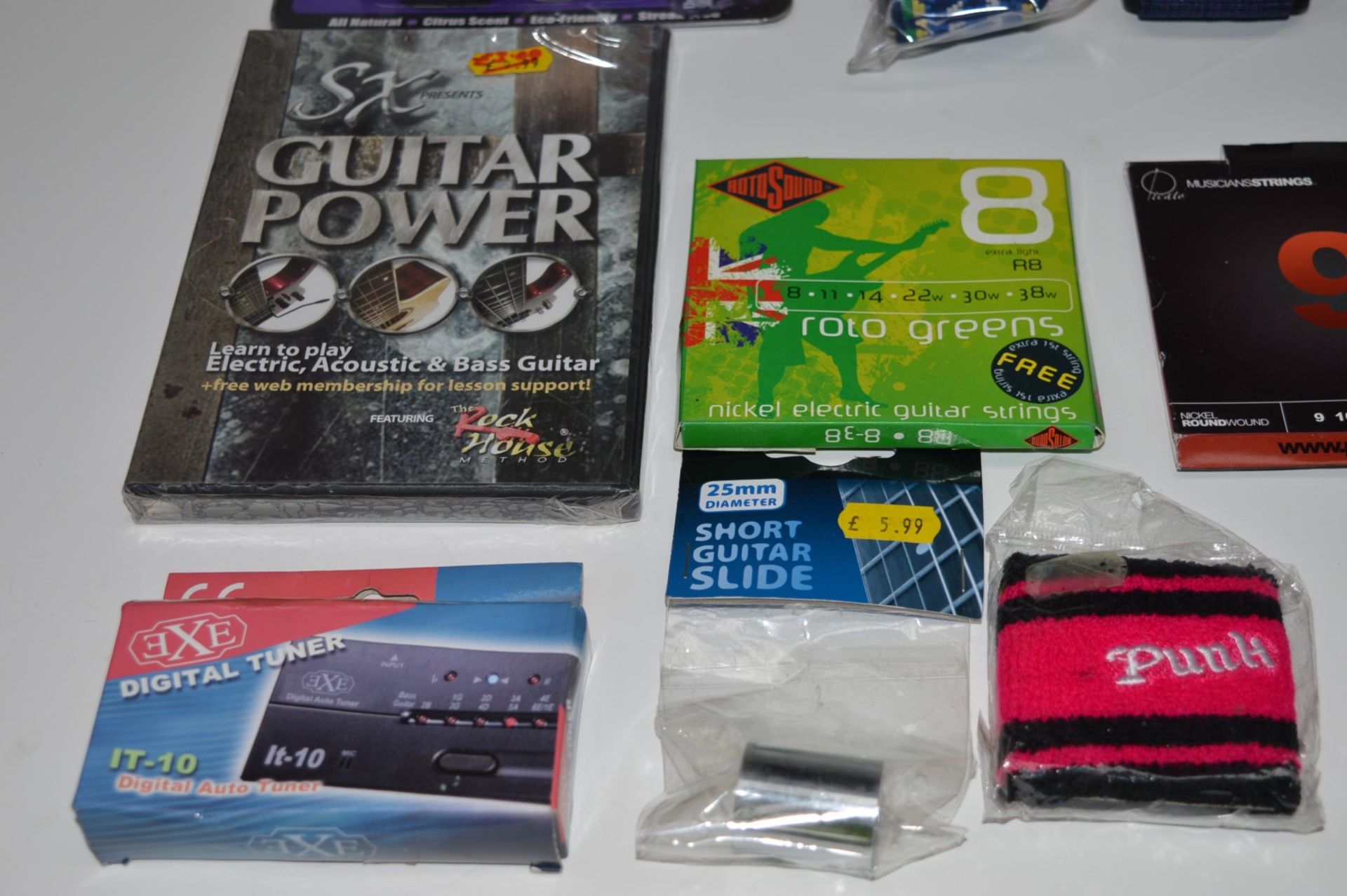 1 x Assorted Collection of Guitar Accessories - Includes Guitar Straps, DVD, Plectrums, Guitar - Image 13 of 13