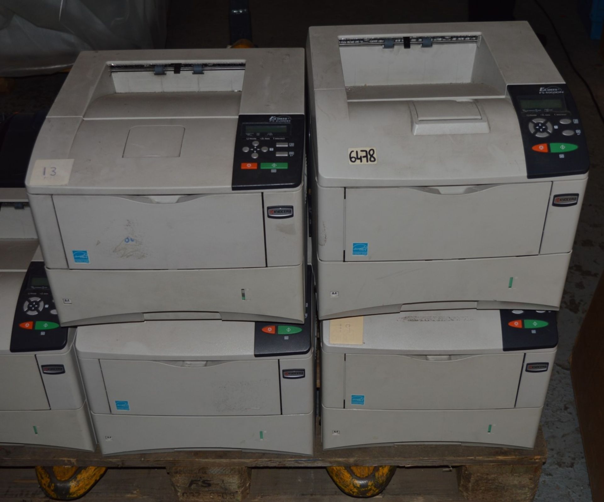 8 x Ecosys Office Laser Printers - Models Include FS4020DN, FS4000DN and FS4000D - CL011 -