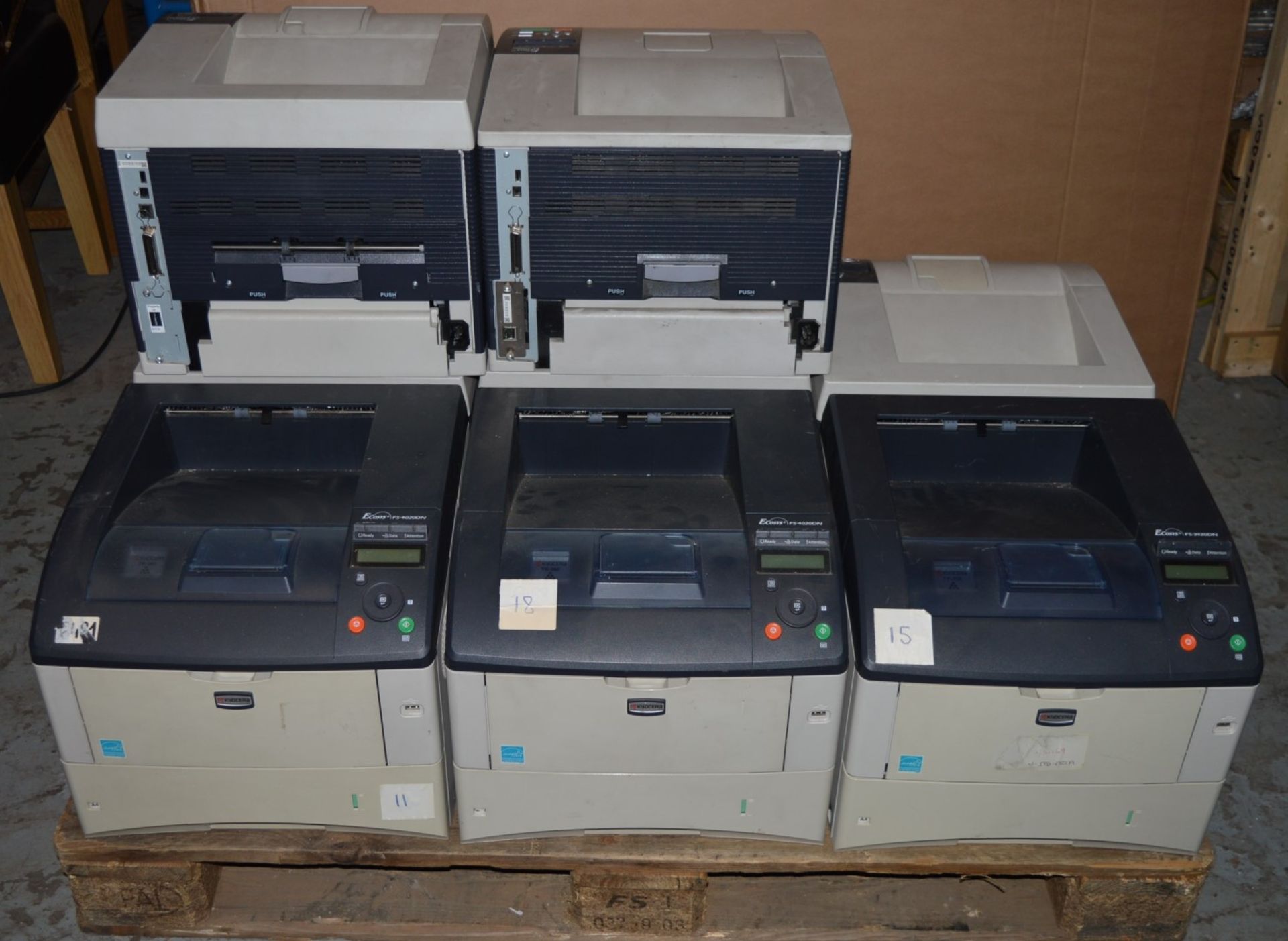 8 x Ecosys Office Laser Printers - Models Include FS4020DN, FS4000DN and FS4000D - CL011 - - Image 2 of 14