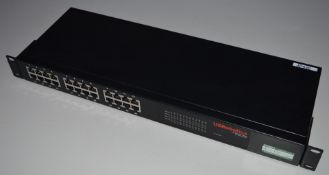 1 x USRobotics 10/100/1000 Mbps 24 Port Network Switch - CL011 - Ref JP430 - Location: Altrincham
