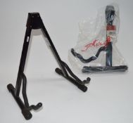 2 x Stagg Guitar Stands - Suitable For Electric, Acoustic or Bass Guitars - CL020 - Ref SC019 -