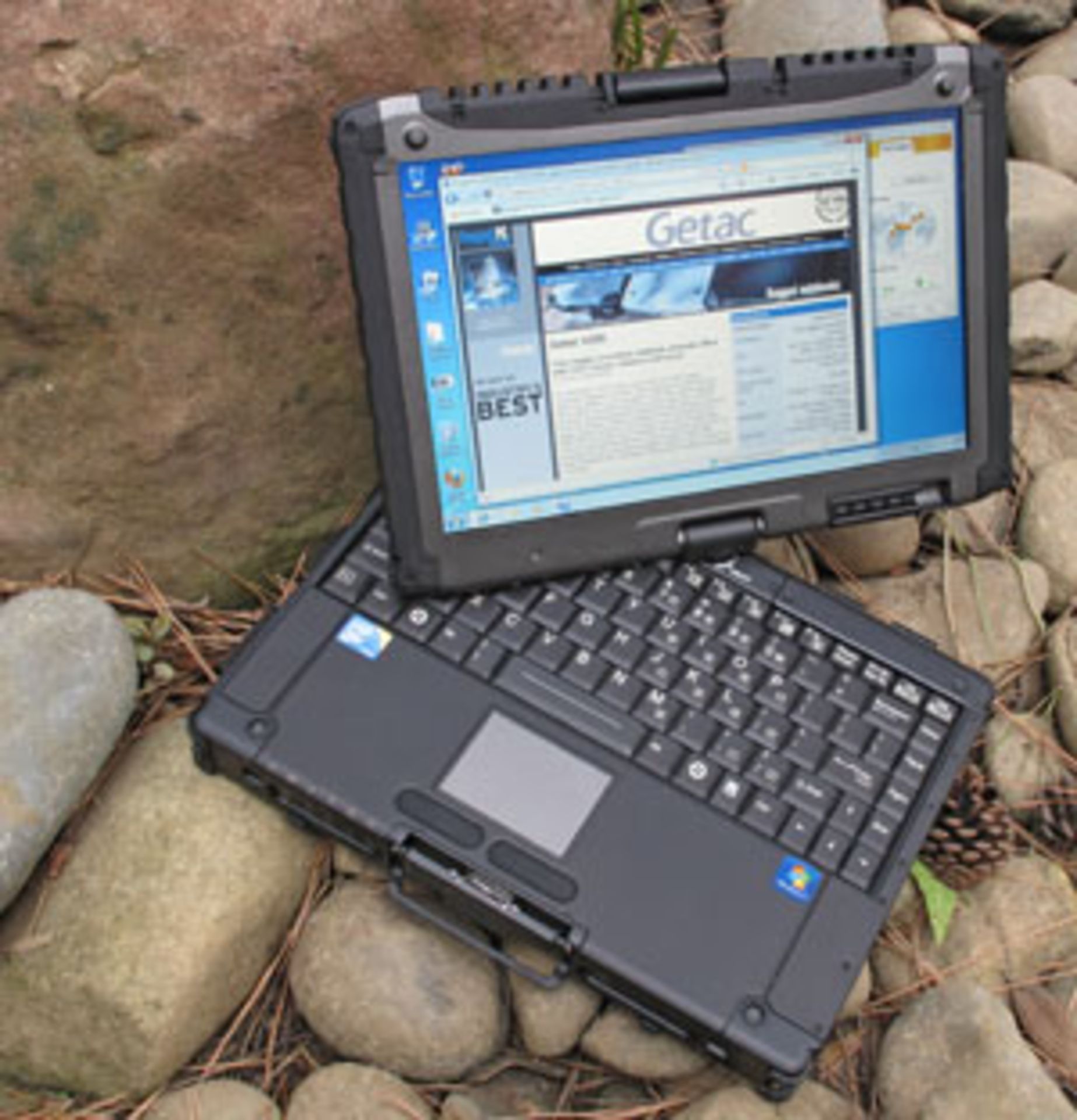 1 x Getac V200 Rugged Laptop Computer - Rugged Laptop That Transforms into a Tablet PC - Features an - Image 11 of 16