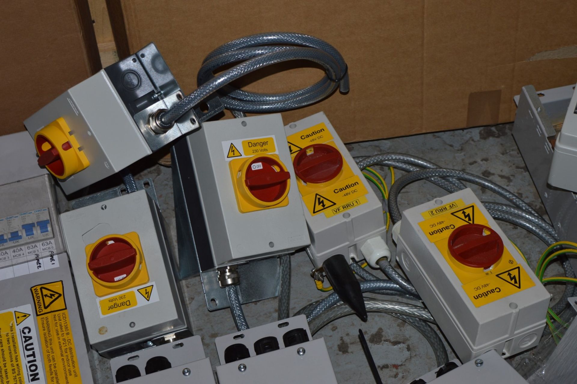 Assorted Lot of Electrical Industrial Products Including Switch Boxes, Circuit Breakers and Power - Image 16 of 21