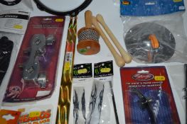 1 x Assorted Collection of Drum Accessories - Includes 21 Items - Gloves, Drum Attachment Clamp,