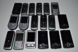 18 x Various Nokia Mobile Phones - Plus Selection of Batteries and Charges - All Phones are