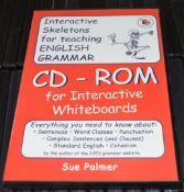 50 x Interactive Skeletons For Teaching CD Roms For Interactive Whiteboards - English Grammar -