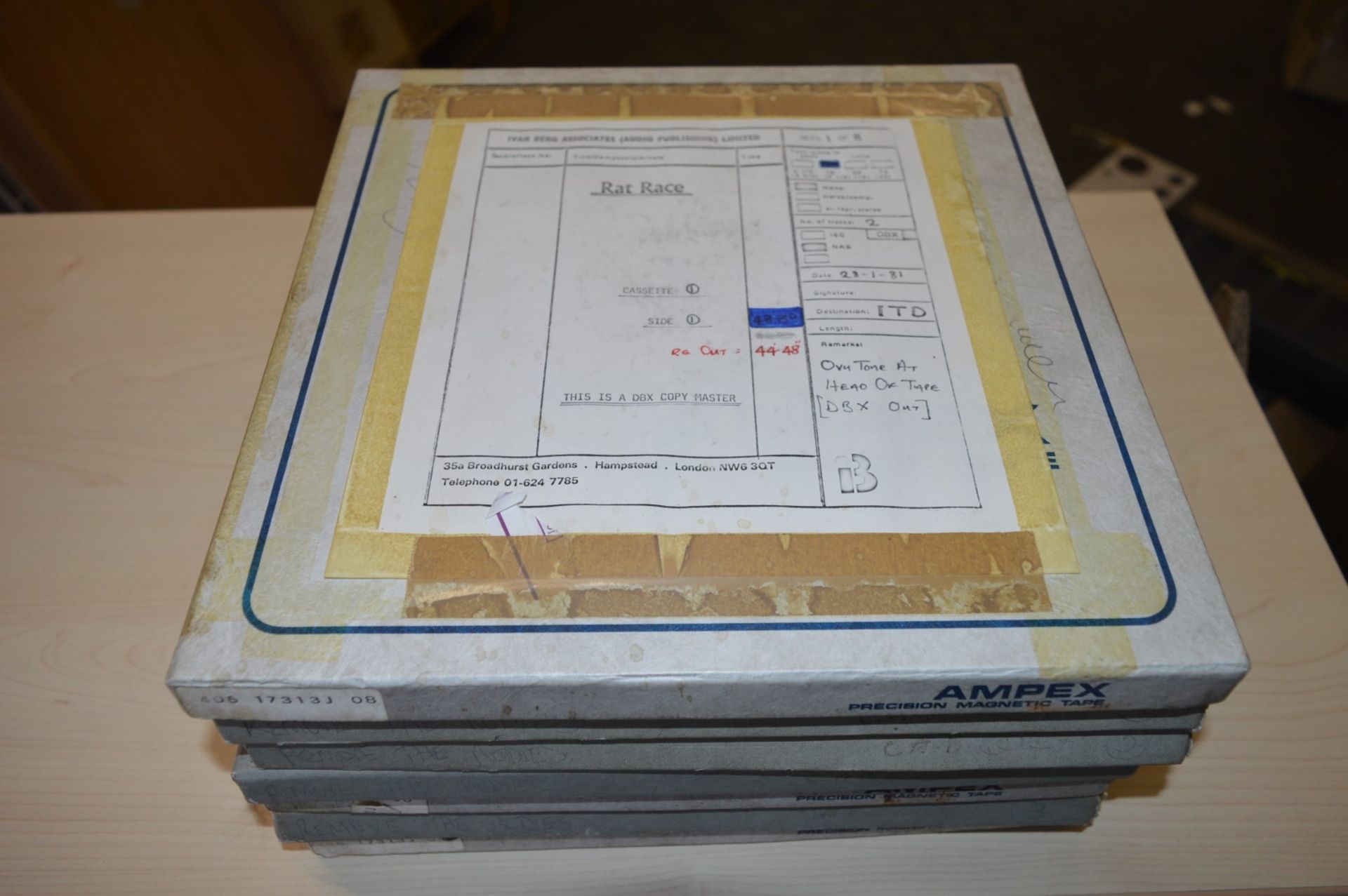 10 x Ampex 406 Reel to Reel Spools With Tape and Original Boxes - CL185 - Ref DRT0039 - Location: - Image 3 of 28