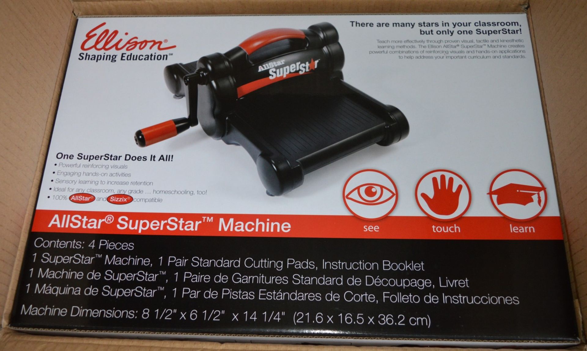 1 x Allstar SuperStar Shaping and Cutting Machine - Cuts Everything From Cardstock to Fabrics - - Image 2 of 8