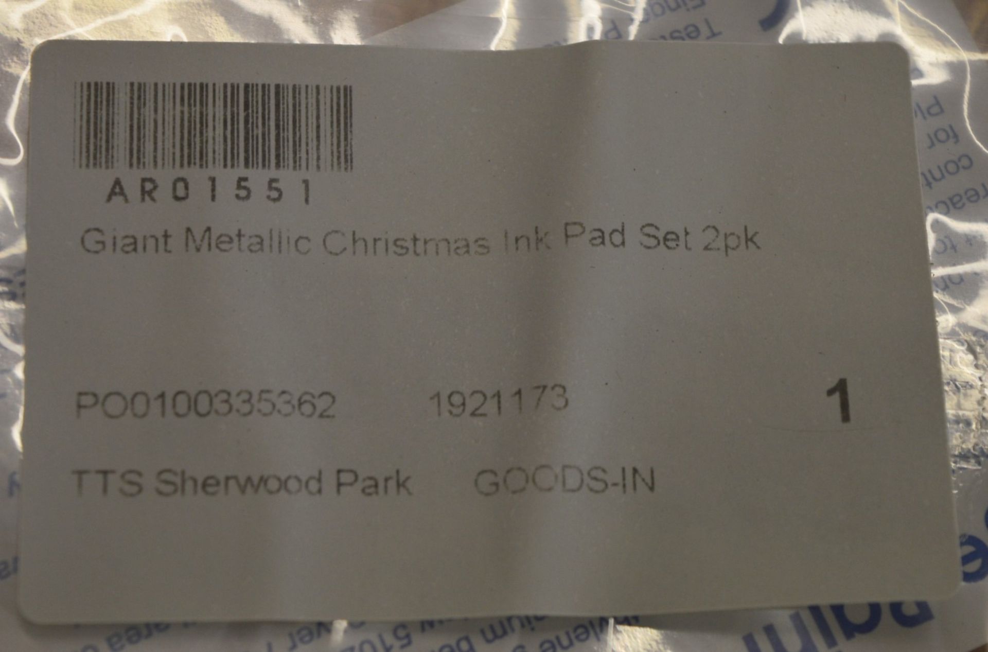48 x Giant Metallic Christmas Ink Pad Set - 2 Pads Per Set - CL185 - Brand New Stock - Ref DRT0023 - - Image 5 of 5