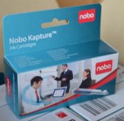 20 x Packs of Nobo Kapture Ink Cartridges - Includes 20 x Packs of 6 x Ink Cartridges - For Use With