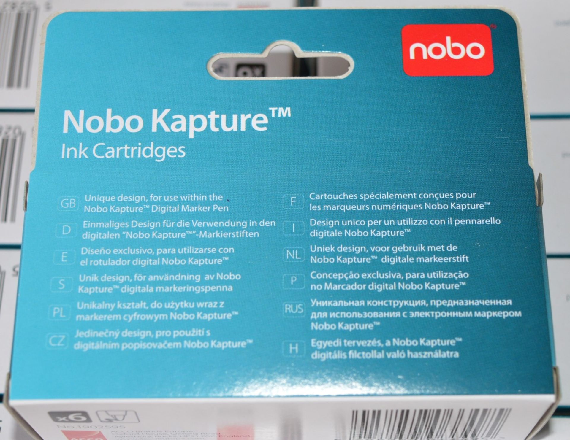 120 x Packs of Nobo Kapture Ink Cartridges - Includes 120 x Packs of 6 x Ink Cartridges - For Use - Image 8 of 11