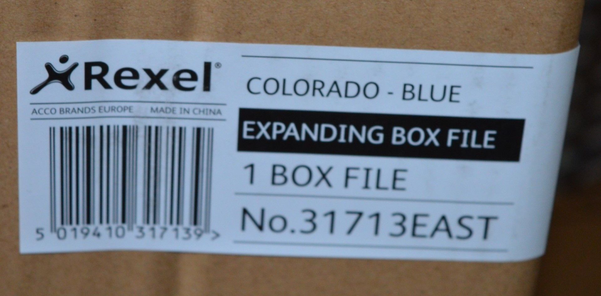 4 x Rexel Colorado Expanding Document Box Files - Blue Colour - Product Code 31713EAST - Brand New - Image 3 of 5