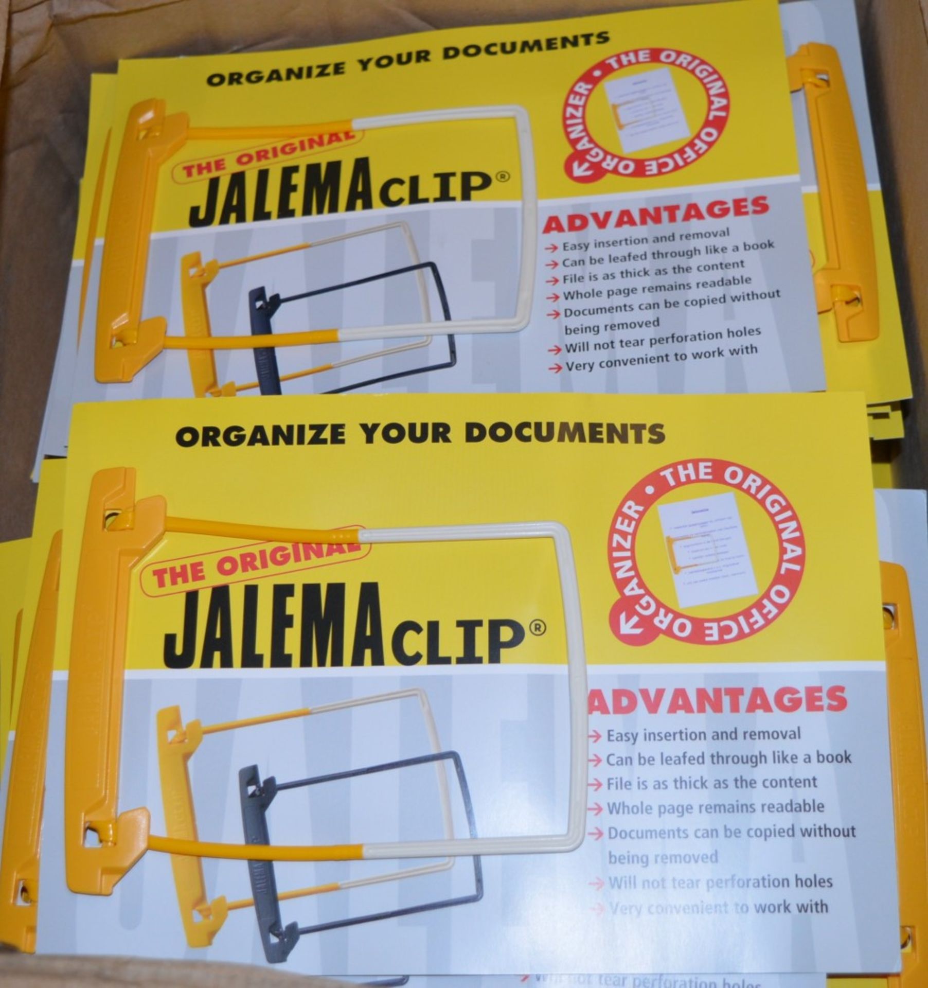 80 x Jalema Clips - Fleixble Fastener For Organising Your Documents - Brand New Stock - CL185 - - Image 2 of 3