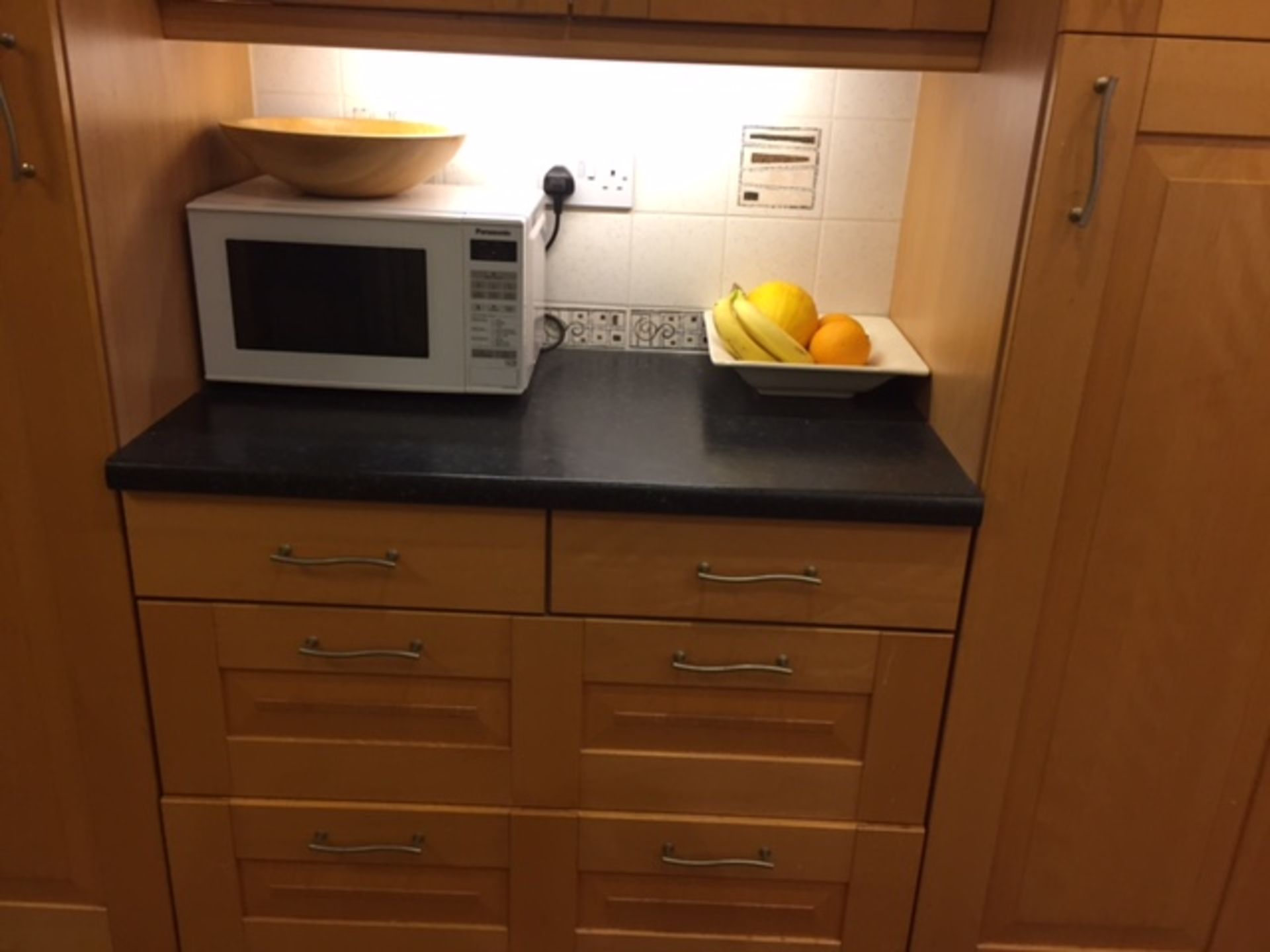 1 x Bespoke Solid Wood Fronted Fitted Kitchen With Branded Appliances - Preowned In Good - Image 11 of 22