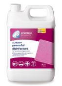 10 x Screen 5 Litre Virucidal Disinfectant - Premiere Products - Kills Harmful Bacteria and