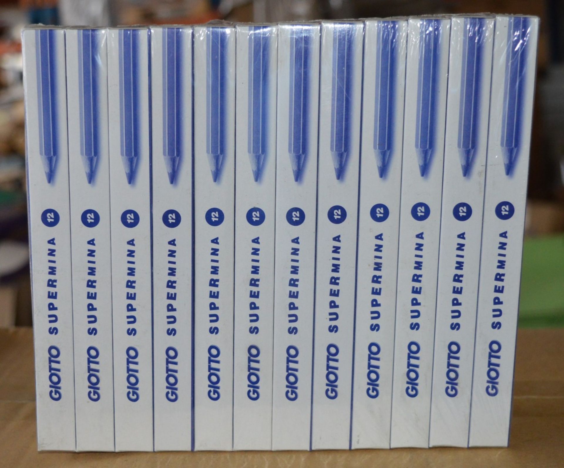 36 x Packs of Giotto Supermina 3.8mm Blue Pencils - High Quality Pencils Packed in Boxes of 12 - - Image 5 of 10