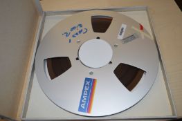 10 x Ampex 406 Reel to Reel Spools With Tape and Original Boxes - CL185 - Ref DRT0039 - Location: