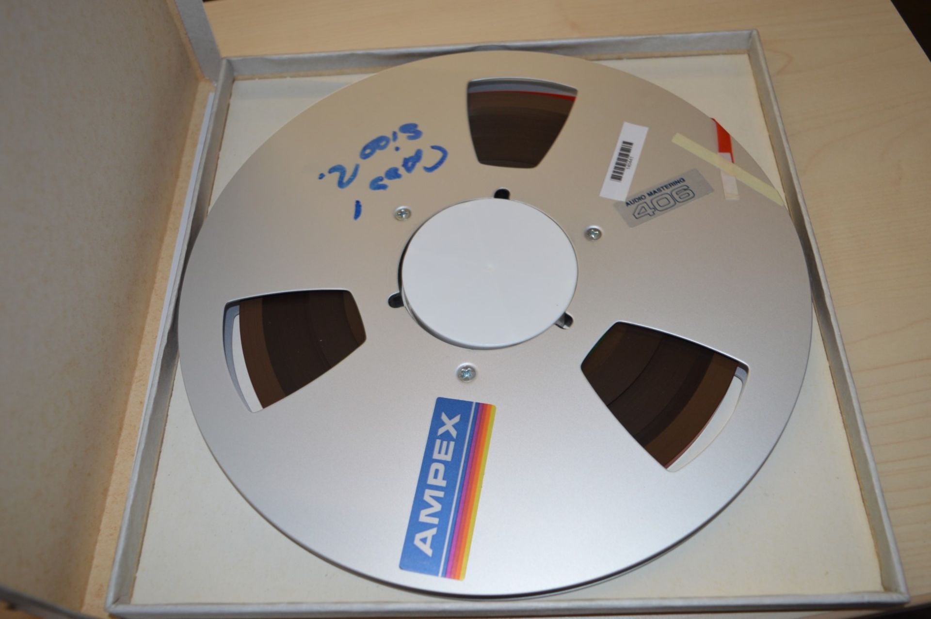 10 x Ampex 406 Reel to Reel Spools With Tape and Original Boxes - CL185 - Ref DRT0039 - Location: