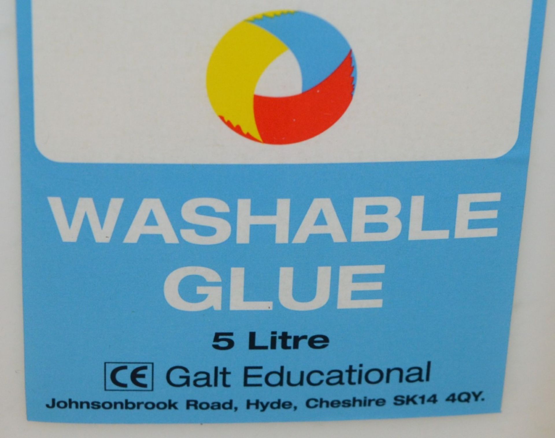 4 x Foundation Range Washable Glue - 5 Litre Containers - Brand New Stock - CL185 - Ref DRT0025 - - Image 4 of 4