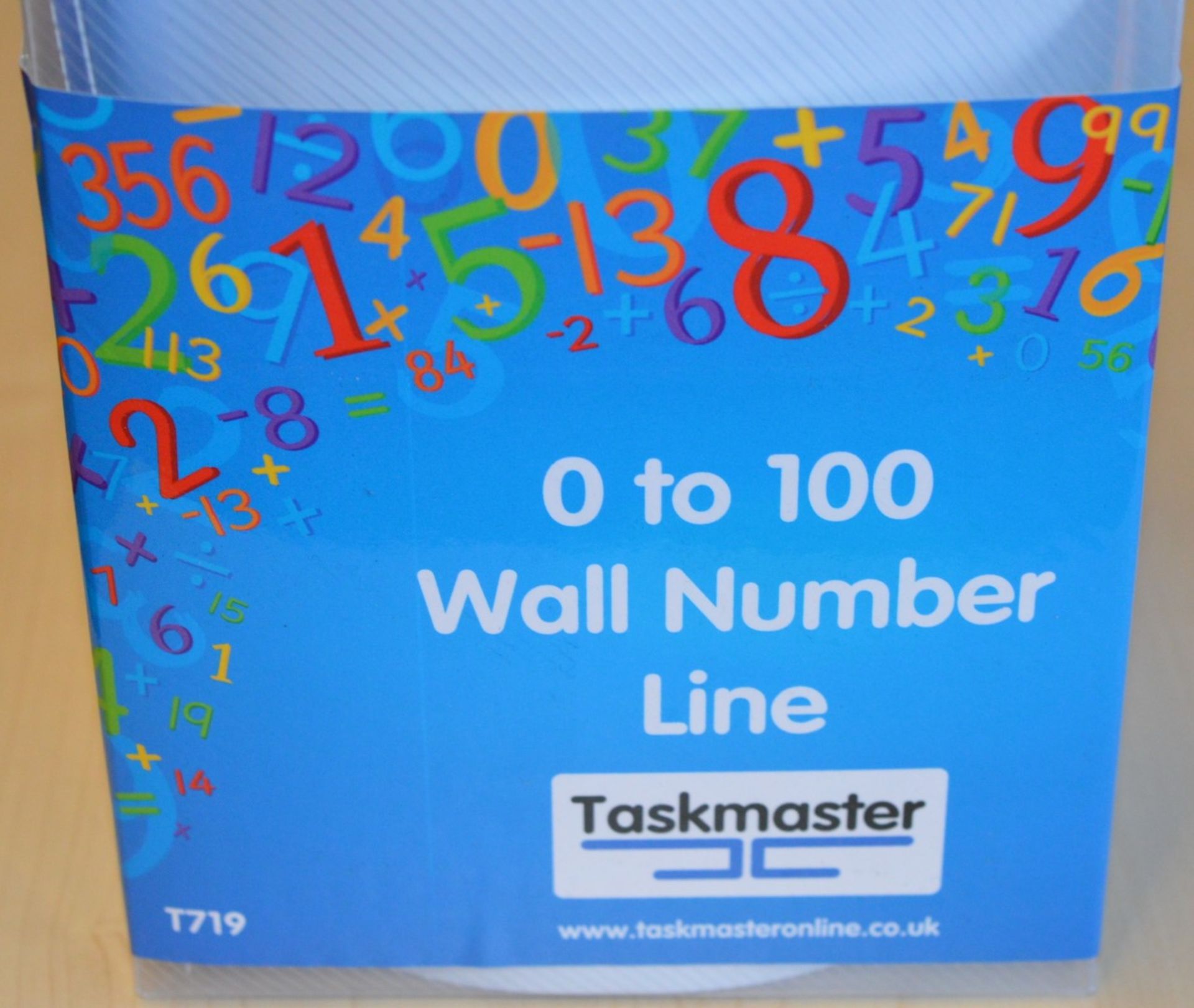 9 x Taskmaster 0 to 100 Wall Number Line Maths Classroom School Education Charts - Brand New Box - Image 4 of 5