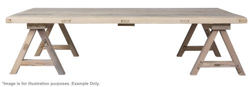 1 x FLAMANT Pelayo Dining Table - Dimensions: L180 x D92 x H76cm - Ref: 4643711 - CL087 -