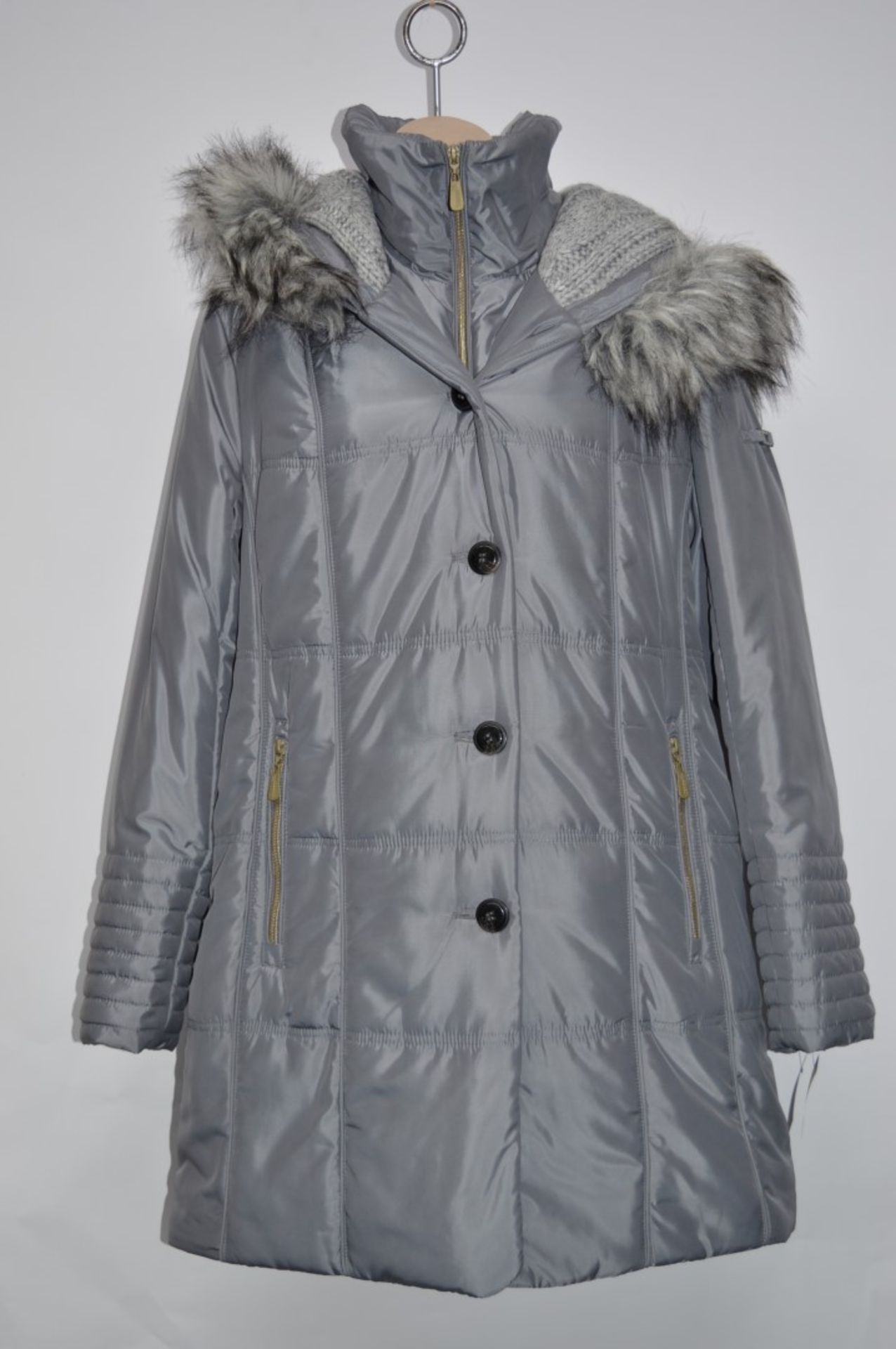 1 x Steilmann Kirsten Cover Womens Coat - Real Down Feather Filled Coat With Functional Pockets, - Image 5 of 13