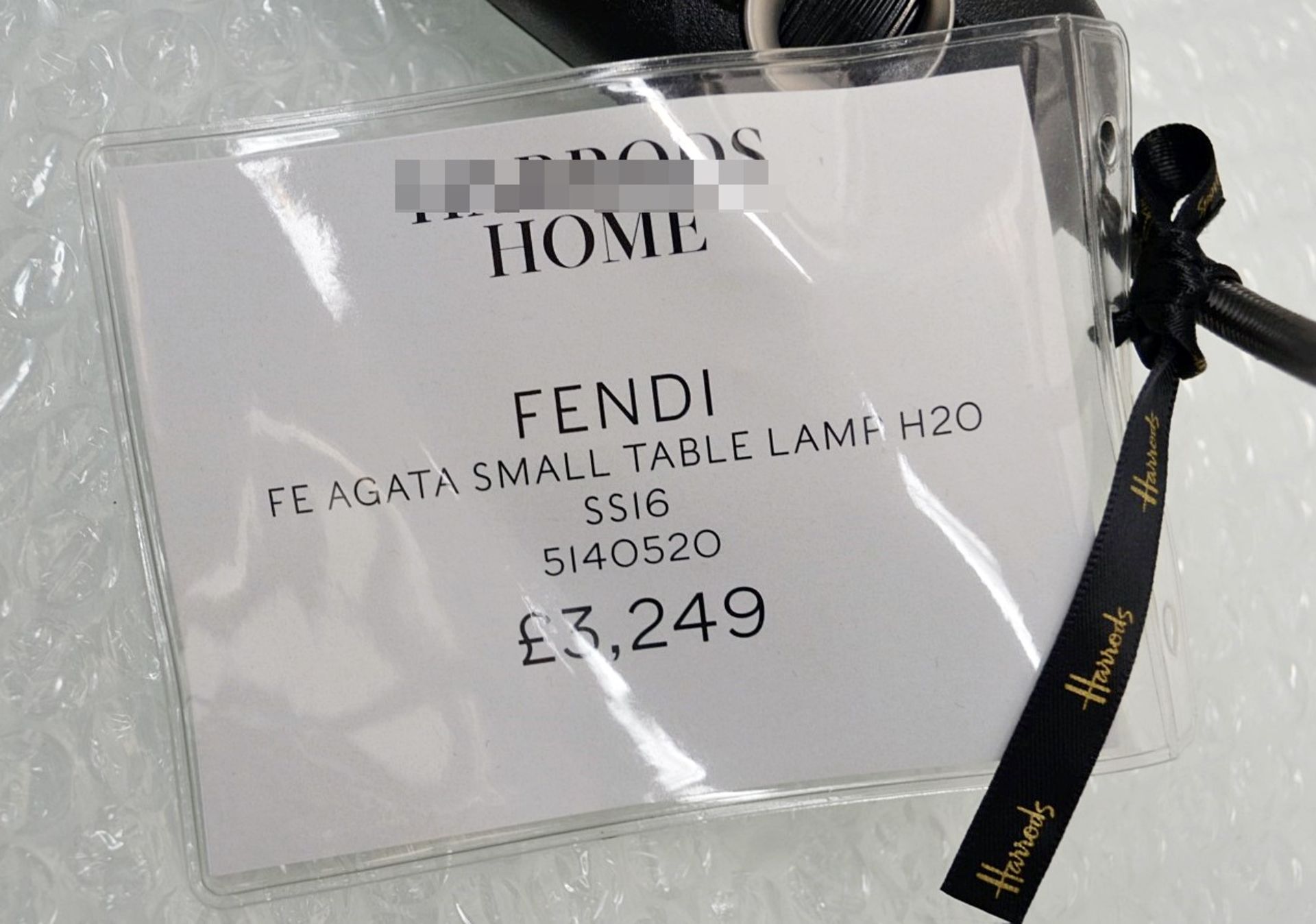 1 x FENDI Agata Small Table Lamp **Requires Repair, Please Read Discription** Diameter 25cm, Hight - Image 4 of 7