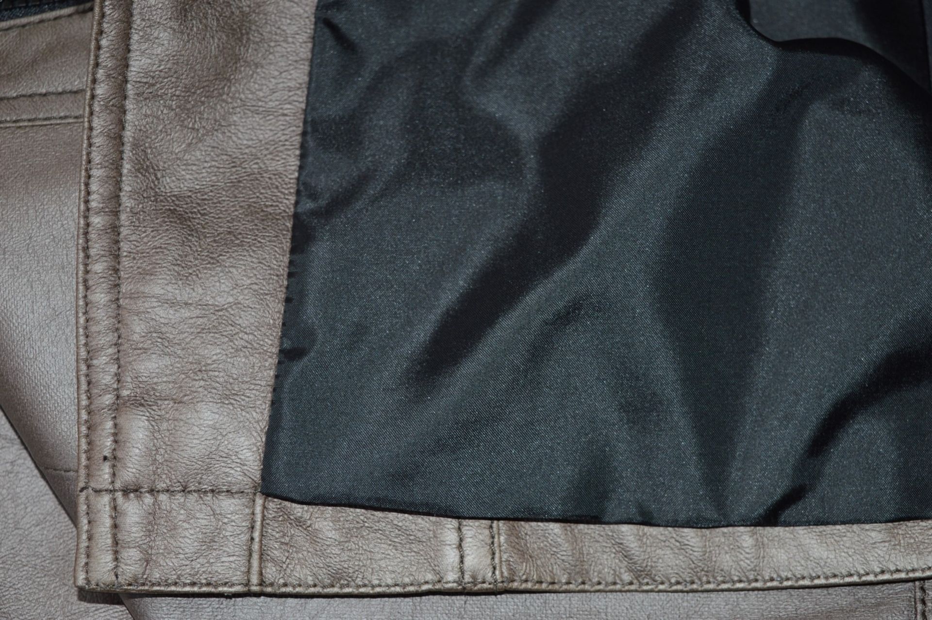1 x Steilmann KSTN By Kirsten Womens Faux Leather Coat - Functional Pockets - Zip Fastener - UK Size - Image 11 of 11
