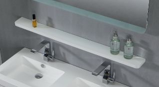 1 x Contemporary Bathroom Storage Shelf 120 - A-Grade - Ref:ASH120 - CL170 - Location: Nottingham NG