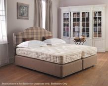 1 x VISPRING Prestige Low Double Divan Bedbase - Dimensions: 180x200x27cm - Ref: 5172933 P3 -