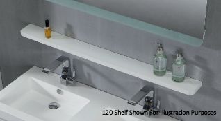 1 x Contemporary Bathroom Storage Shelf 60 - A-Grade - Ref:ASH060 - CL170 - Location: Nottingham NG2