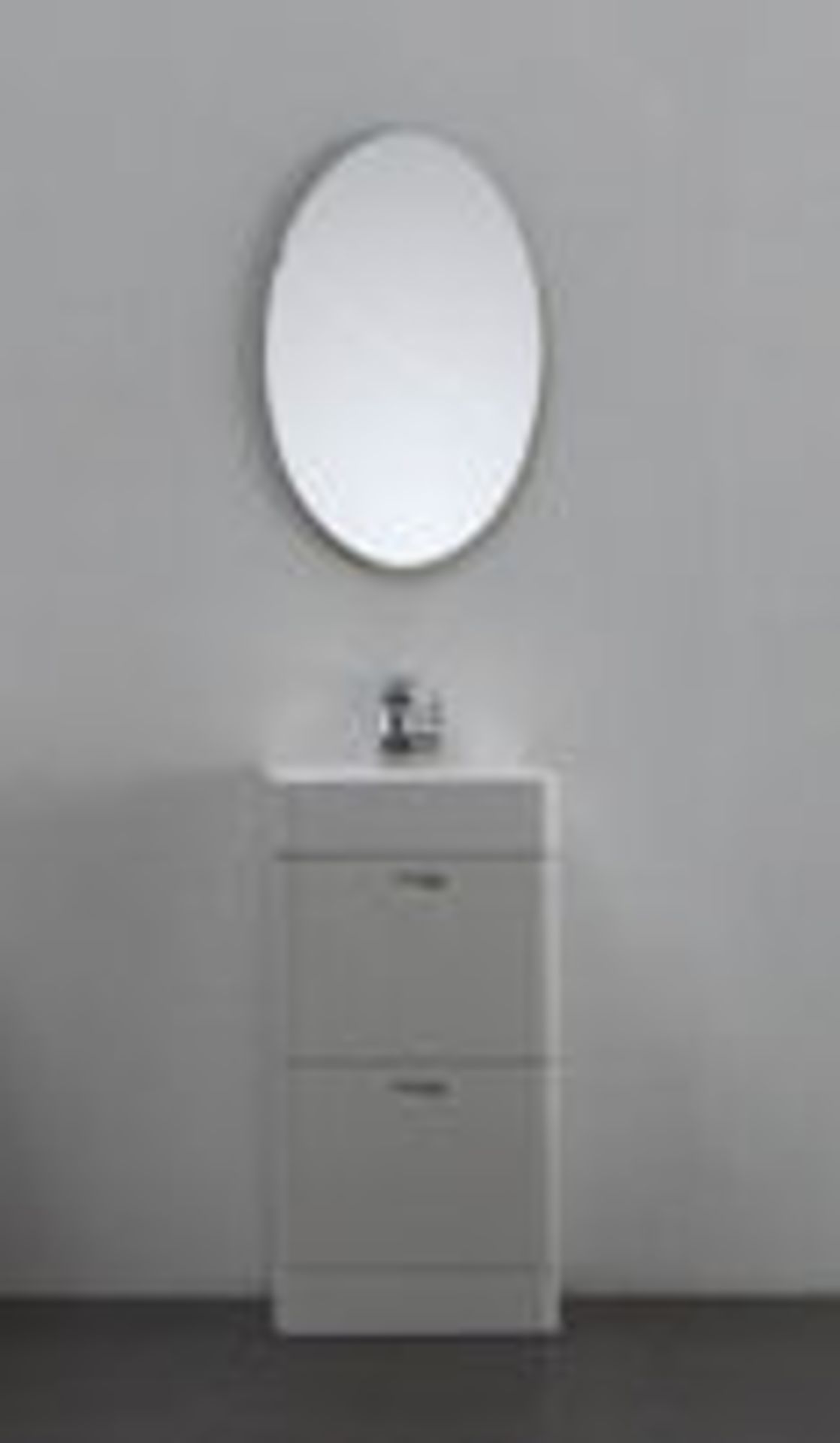 1 x MarbleTECH Mini Stack - Basin & Base Unit - B Grade Stock - Ref:ABS22-045 & AWS32-045 - CL170 - - Image 2 of 9