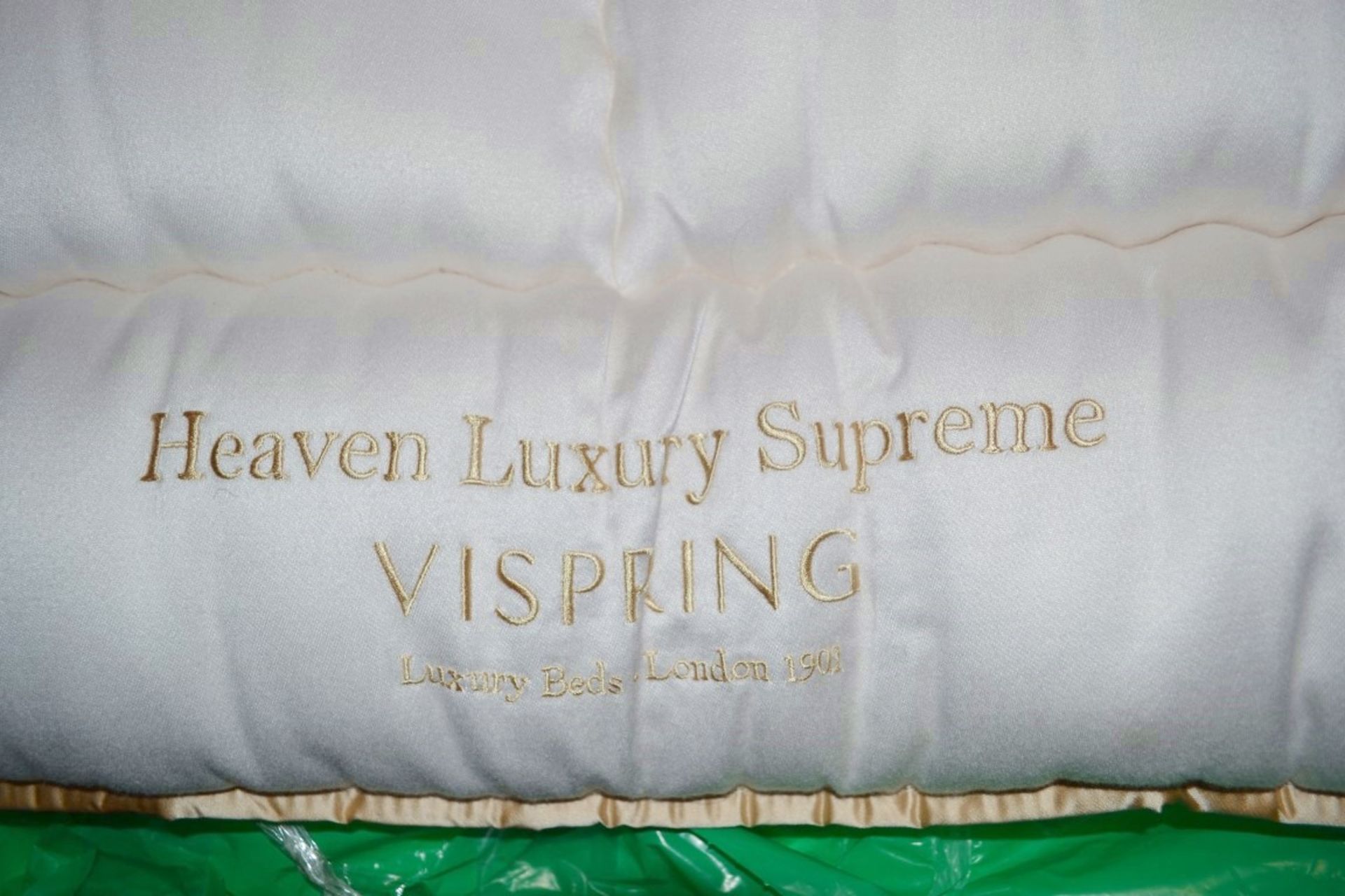 1 x VISPRING Heaven Luxury Supreme Quilted Topper - Dimensions: 182 x 200cm - Ref: 4845129 - CL087 - - Image 4 of 5