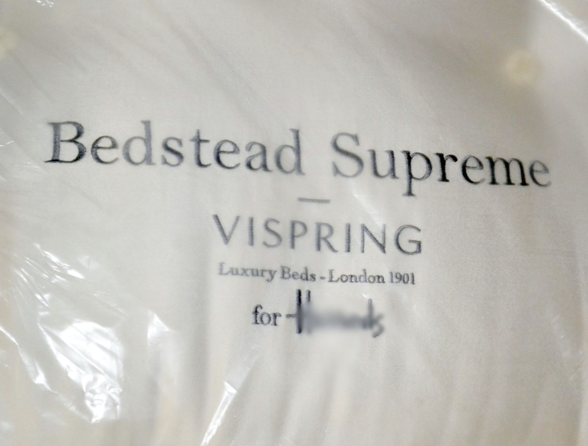 1 x VISPRING Bedstead Supreme Kingsize Mattress - Soft Springing - Dimensions: 150 x 200cm - Ref: - Image 2 of 5