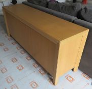 1 x Skovby Oak Sideboard with Push-To-Open Doors - Excellent Condition - CL175 - NO VAT