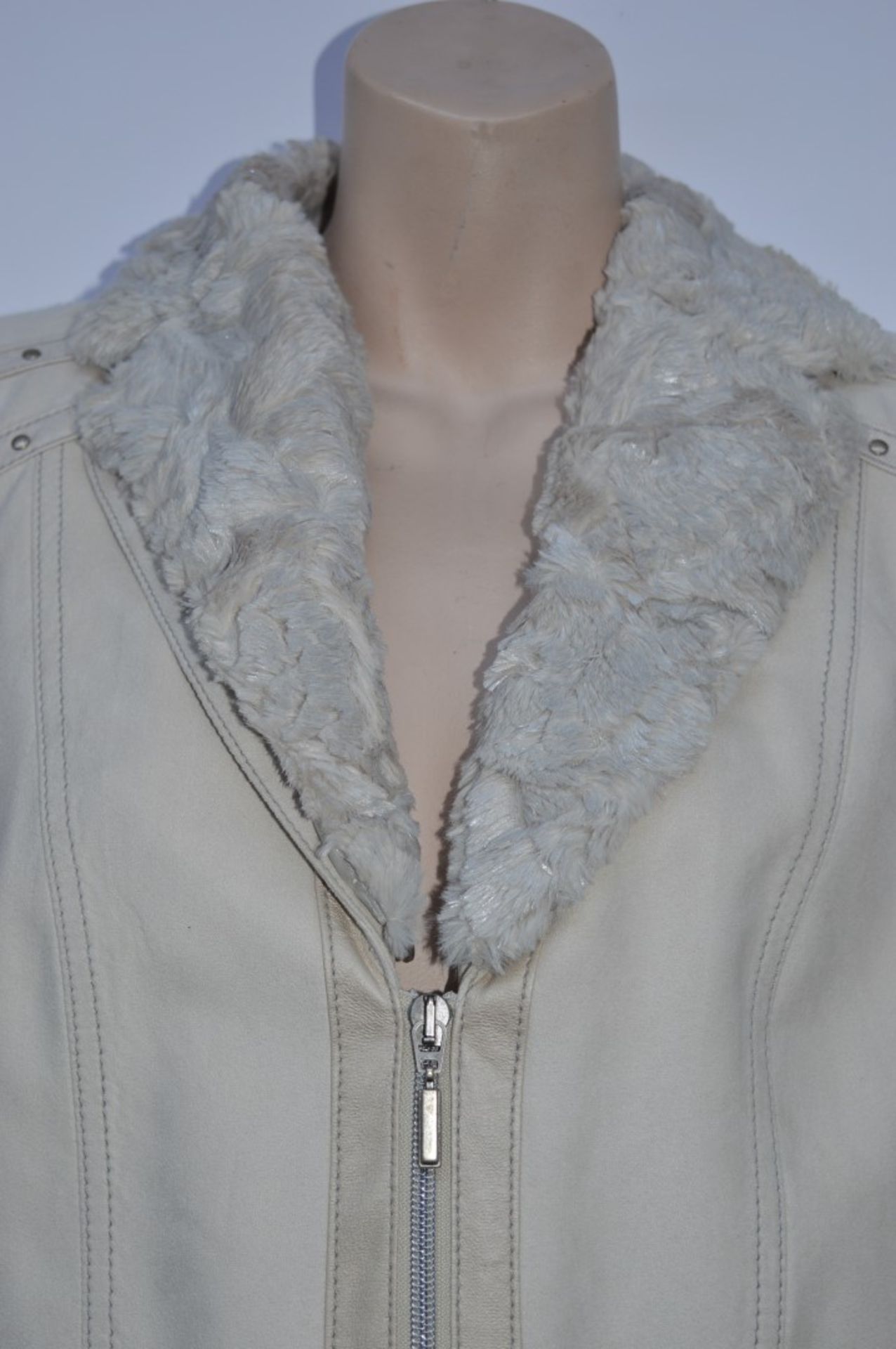 1 x Steilmann KSTN By Kirsten Womens Jacket - With Functional Pockets, Inner Pocket, Faux Fur Collar - Image 3 of 10