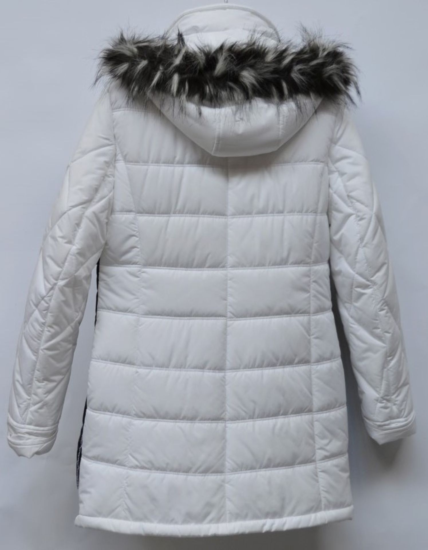 1 x Steilmann KSTN By Kirsten Womens Coat - Artic White Poly Filled Coat With Functional Pockets, - Image 2 of 10