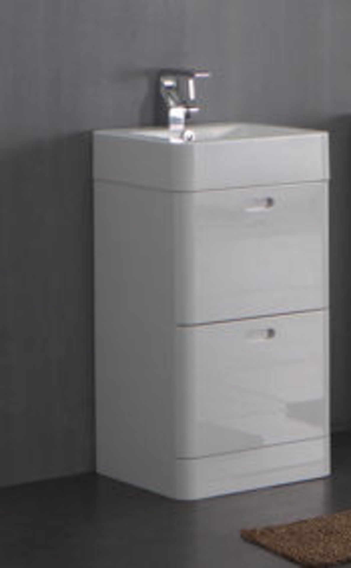 1 x MarbleTECH Mini Stack - Basin & Base Unit - B Grade Stock - Ref:ABS22-045 & AWS32-045 - CL170 - - Image 6 of 9