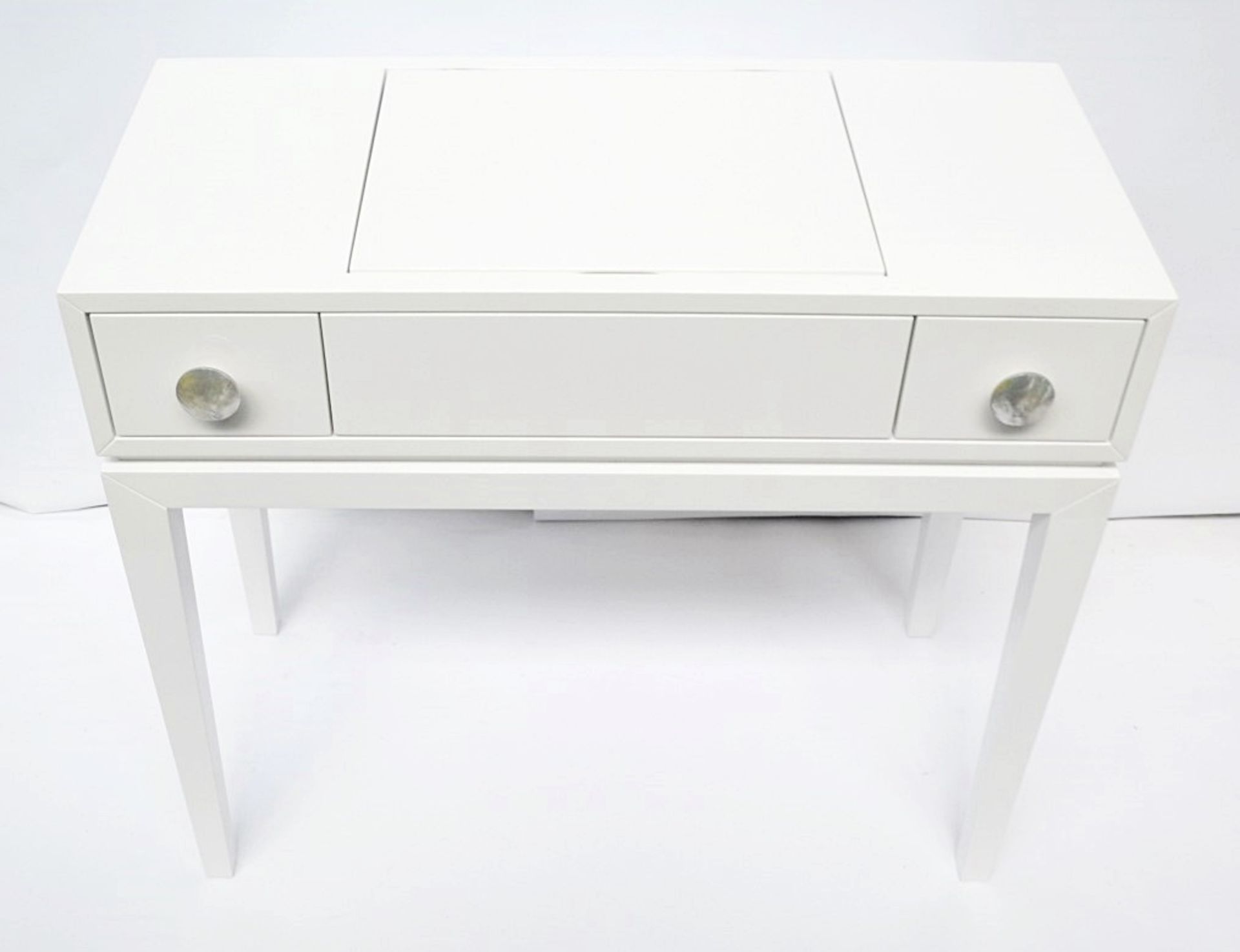 1 x FRATO Chicago Dressing Console - White Lacquered - Dimensions: H75 x W85 x D40cm - Ref: - Image 6 of 6