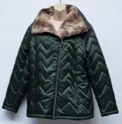 1 x Steilmann KSTN By Kirsten Womens Coat - Poly Filled Jacket With Faux Fur Internal Linging and