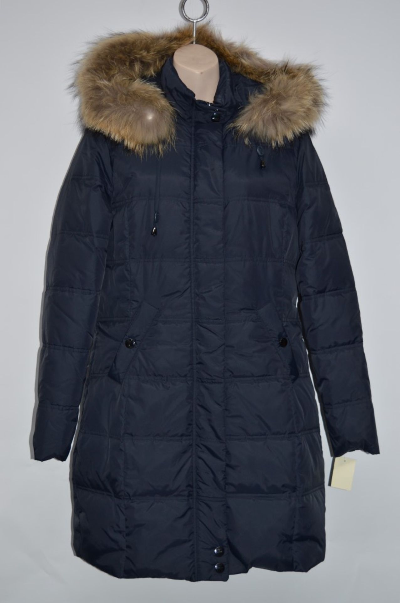 1 x Steilmann Womens Parker Coat - Real Down Feather Filled Coat With Functional Pockets, Inner