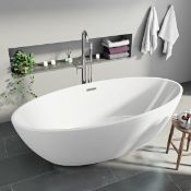 1 x Harrison Freestanding Bath 1790 x 810mm  - Unused Stock - Beautiful oval Design - Highly