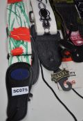 4 x Guitar Straps - Brands Include Levys, Chord, Steph, TGI - CL022 - Ref SC075 - Location: