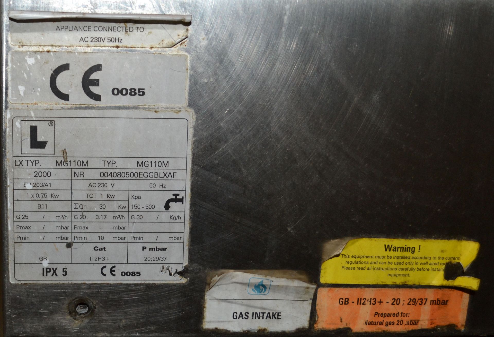 1 x Lainox MG110M LX Type Combination Oven with Pan Capacity - Ref:NCE032 - CL007 - Location: Bolton - Image 7 of 15