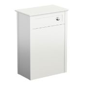 1 x Bath Co Camberley White 373mm Back to Wall Toilet Unit - Unused Stock - CL190 - Ref BR034 -